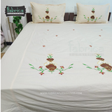 Decor Classic Embroidery Cotton Designer King Size Bed Sheets