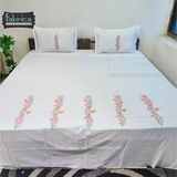 Decor Classic Embroider Cotton Designer King Size Bed Sheets