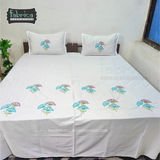 Decor Classic Embroidery Cotton Designer King Size Bed Sheets