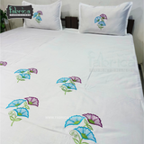 Decor Classic Embroidery Cotton Designer King Size Bed Sheets