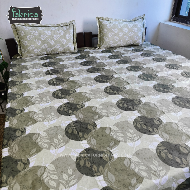 Decor Classic Print Cotton  Double Bed Queen Size Bed Sheets