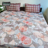 Decor Classic Print Cotton  Double Bed Queen Size Bed Sheets