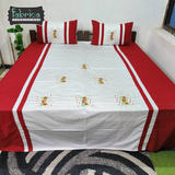 Decor Classic Embroider Cotton Designer King Bed Sheets