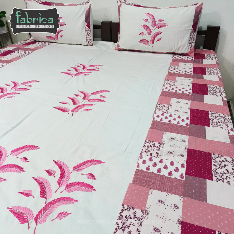 Decor Classic Embroidery Cotton Designer King Bed Sheets