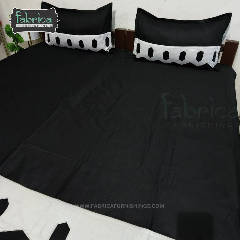 Decor Designer Embroidery Kingsize Double Bedsheet