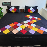 Fabby Royal Designer Patchork king Size Bed Sheets