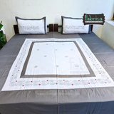 Decor Classic Embroider Cotton Designer King Size Bed Sheets
