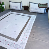 Decor Classic Embroider Cotton Designer King Size Bed Sheets