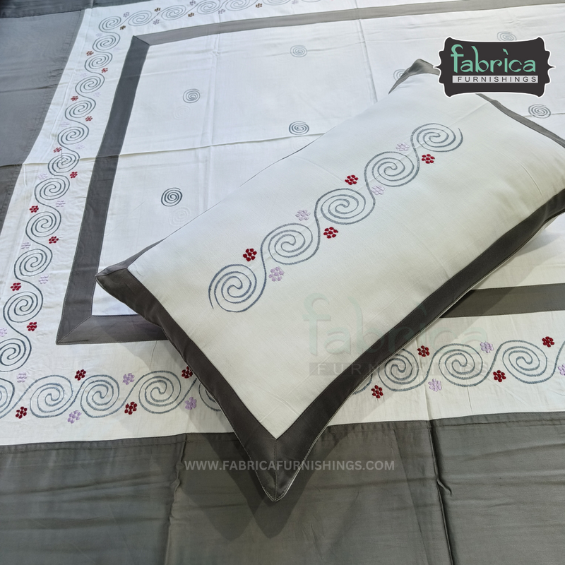 Decor Classic Embroider Cotton Designer King Size Bed Sheets