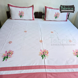 Decor Classic Embroidery Cotton Designer King Size Bed Sheets