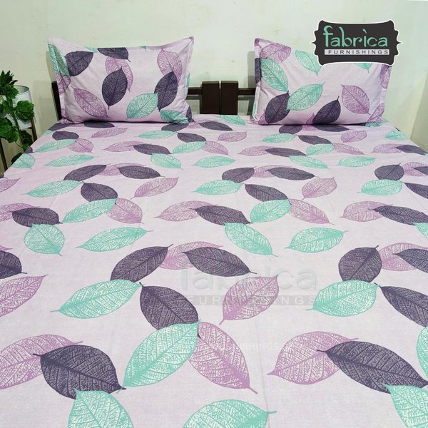 Fabby Decor Designer Super Kingsize Printed Pure Cotton Bedsheet