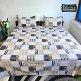 Fabby Decor Designer Super Kingsize Printed Pure Cotton Bedsheet