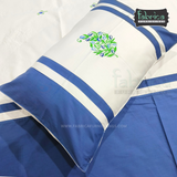 Fabby Decor Cotton Designer Embroidery kingsize Bedsheets