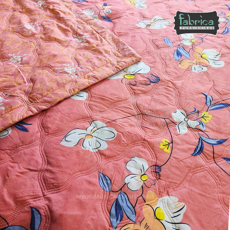 Fabby Abstract Print Single bed Comforter(Quilt)