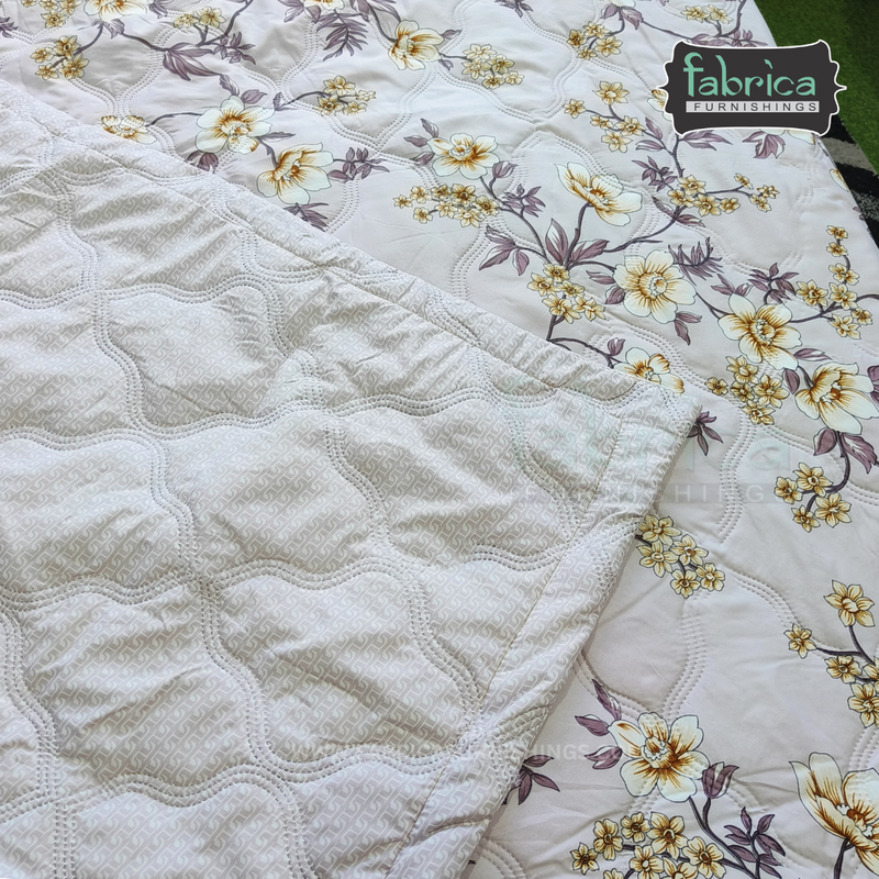 Fabby Abstract Print Single bed Comforter(Quilt)