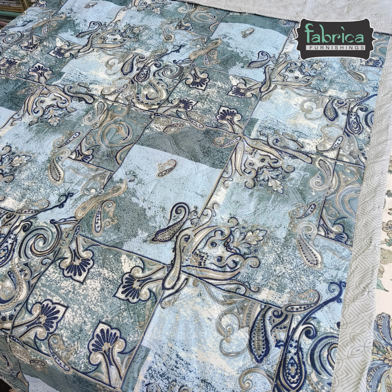 Fabby Abstract Print Single bed Comforter(Quilt)