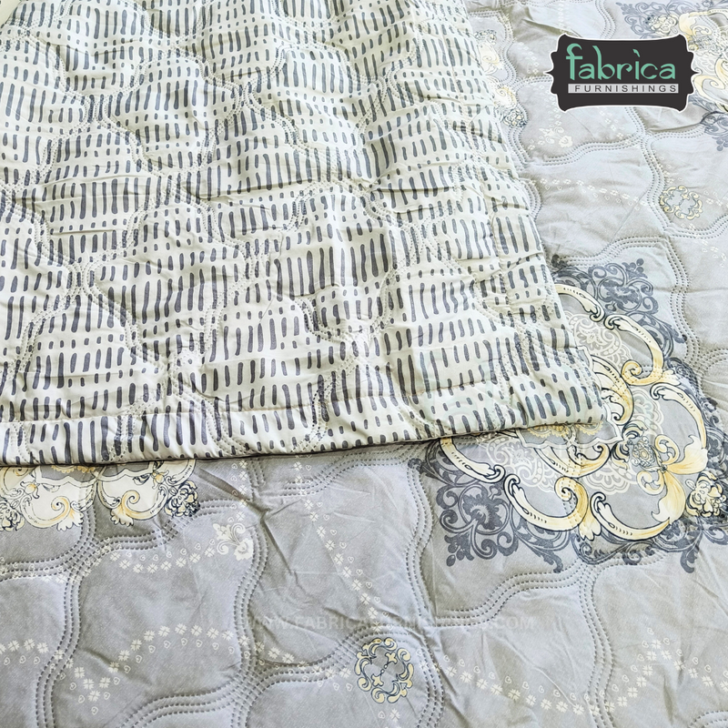 Fabby Abstract Print Single bed Comforter(Quilt)