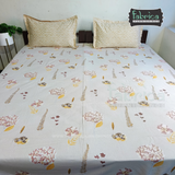 Fabby Decor Designer Kingsize Printed Pure Cotton Bedsheet