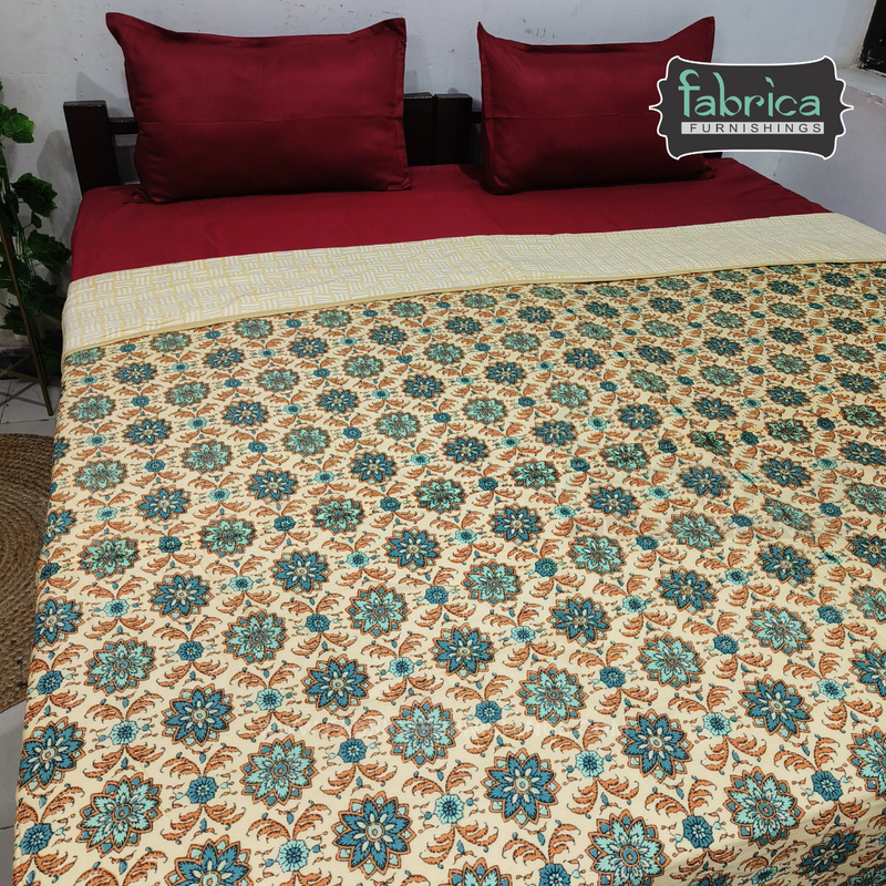 Organic Mulmul Cotton Double Bed AC Dohar (Quilt)