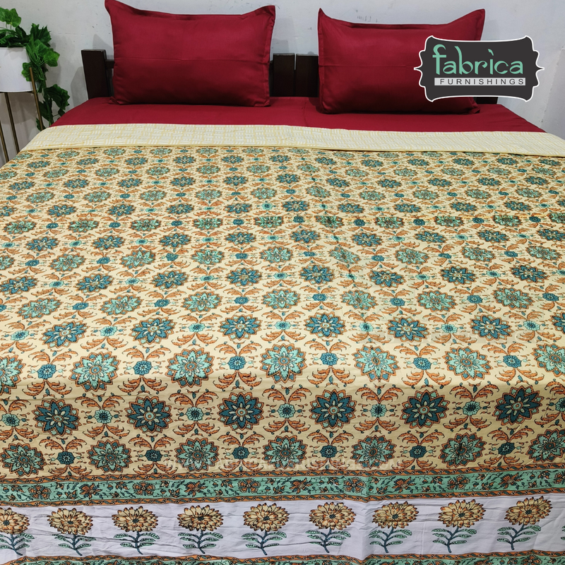 Organic Mulmul Cotton Double Bed AC Dohar (Quilt)