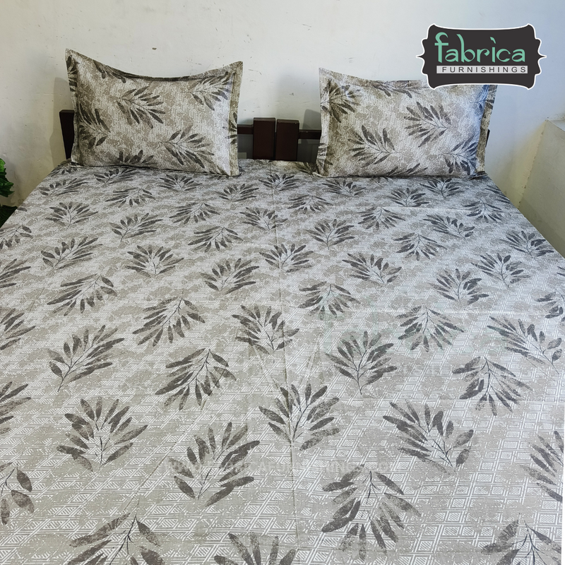 Fabby Decor Designer Super Kingsize Printed Pure Cotton Bedsheet
