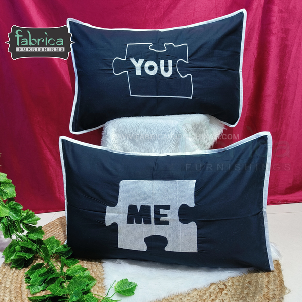 You & Me  Love only Pillow Cover Pair