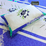 Fabby Decor Designer Embroidered king Size Bed Sheets