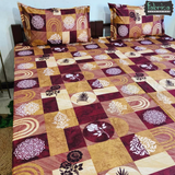 Utsav Mahal Super King Size Cotton Bedsheet