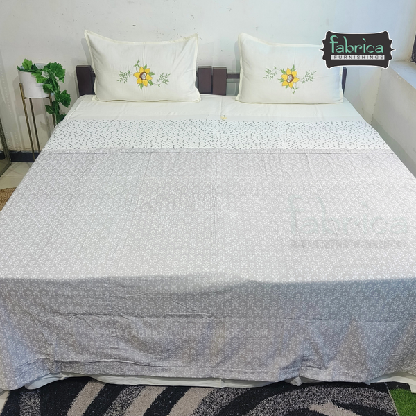 Pure Cotton Bright Double bed AC Duvet { TEHER Or AC Quilt)