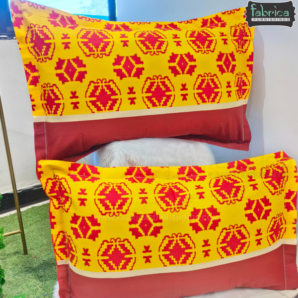 Fabby Printed Pillow Covers only.