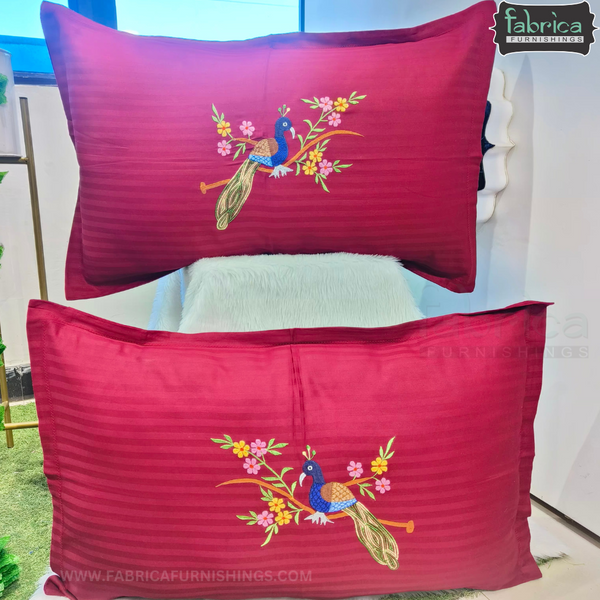 Fabby Embroidered  Pillow Covers only.