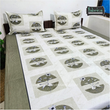 Fabby Decor Designer Super Kingsize Printed Pure Cotton Bedsheet