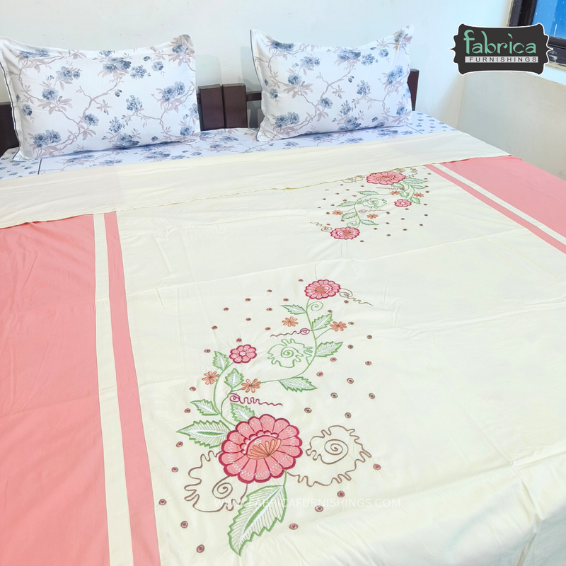 Pure Cotton Soothing Double Embroidery Duvet Cover