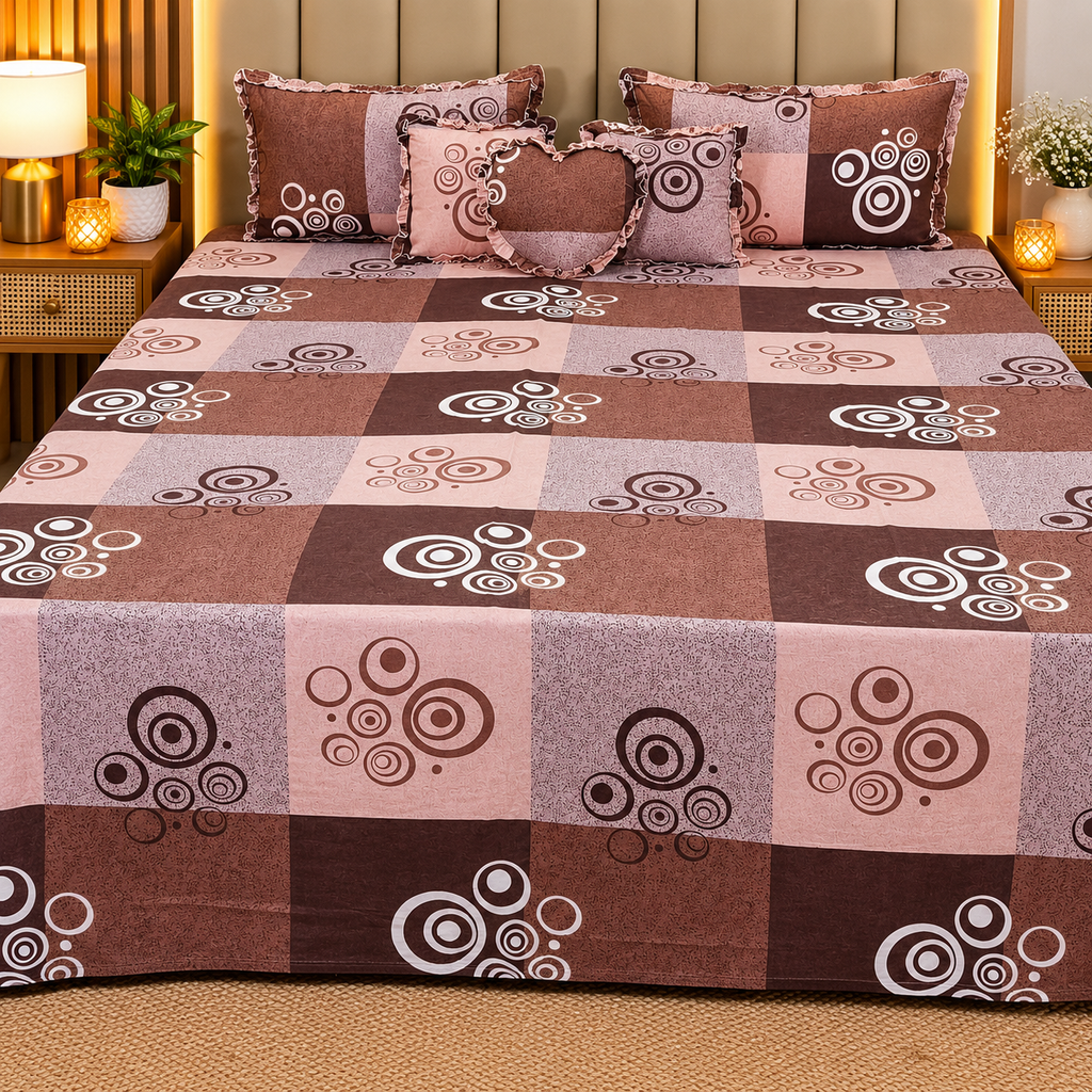 Festive Delight Double Bed 6 Piece Bedding Set