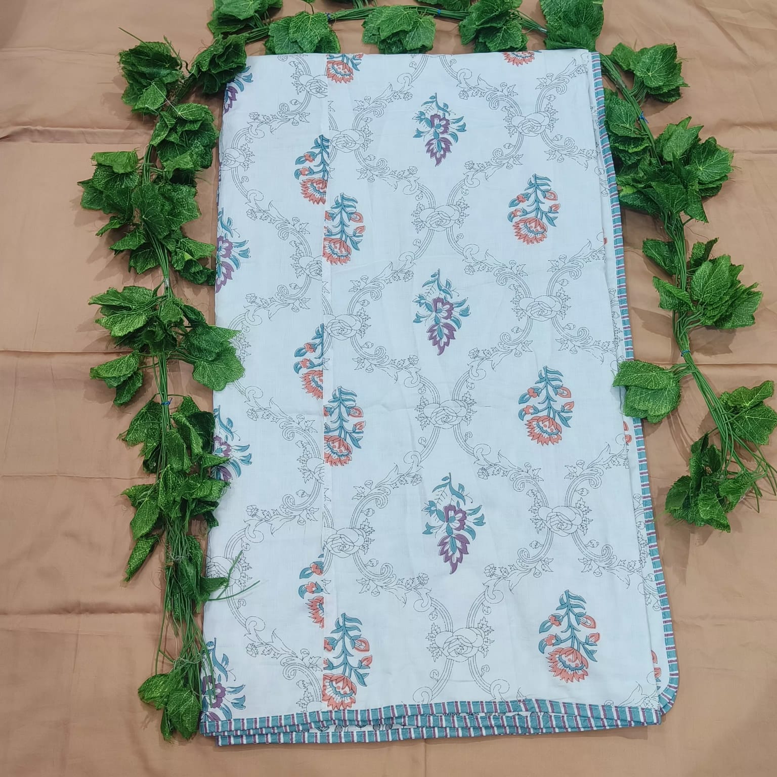 Rangsootra Mul Cotton Double Bed Printed Reversible Dohar