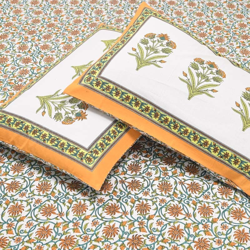 Mughal Utsav Pure Cotton King Size Bedsheet