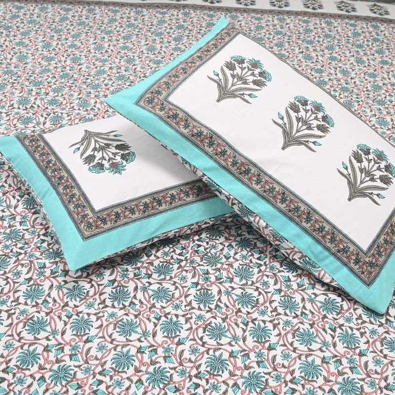 Mughal Utsav Pure Cotton King Size Bedsheet