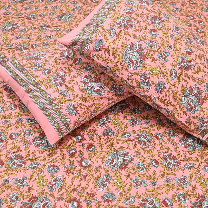 Mughal Utsav Pure Cotton King Size Bedsheet