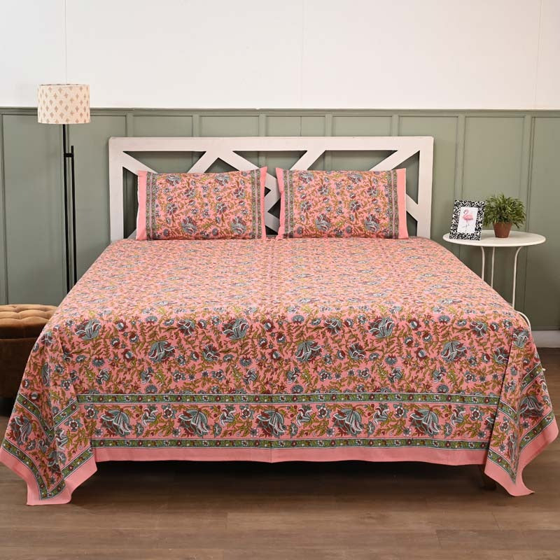 Mughal Utsav Pure Cotton King Size Bedsheet