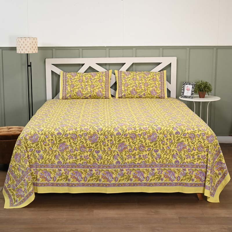 Mughal Utsav Pure Cotton King Size Bedsheet