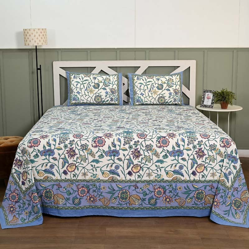 Mughal Utsav Pure Cotton King Size Bedsheet