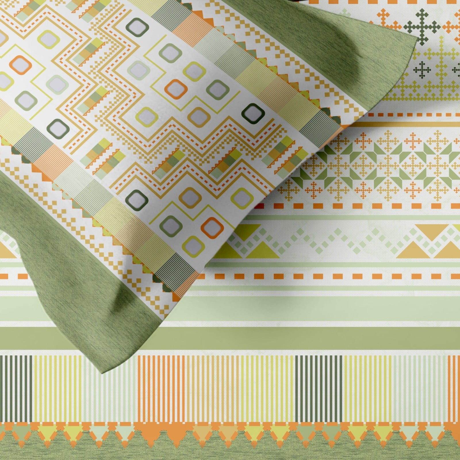 Artistry of india premium pure cotton king size bedsheet set (108*108) inches