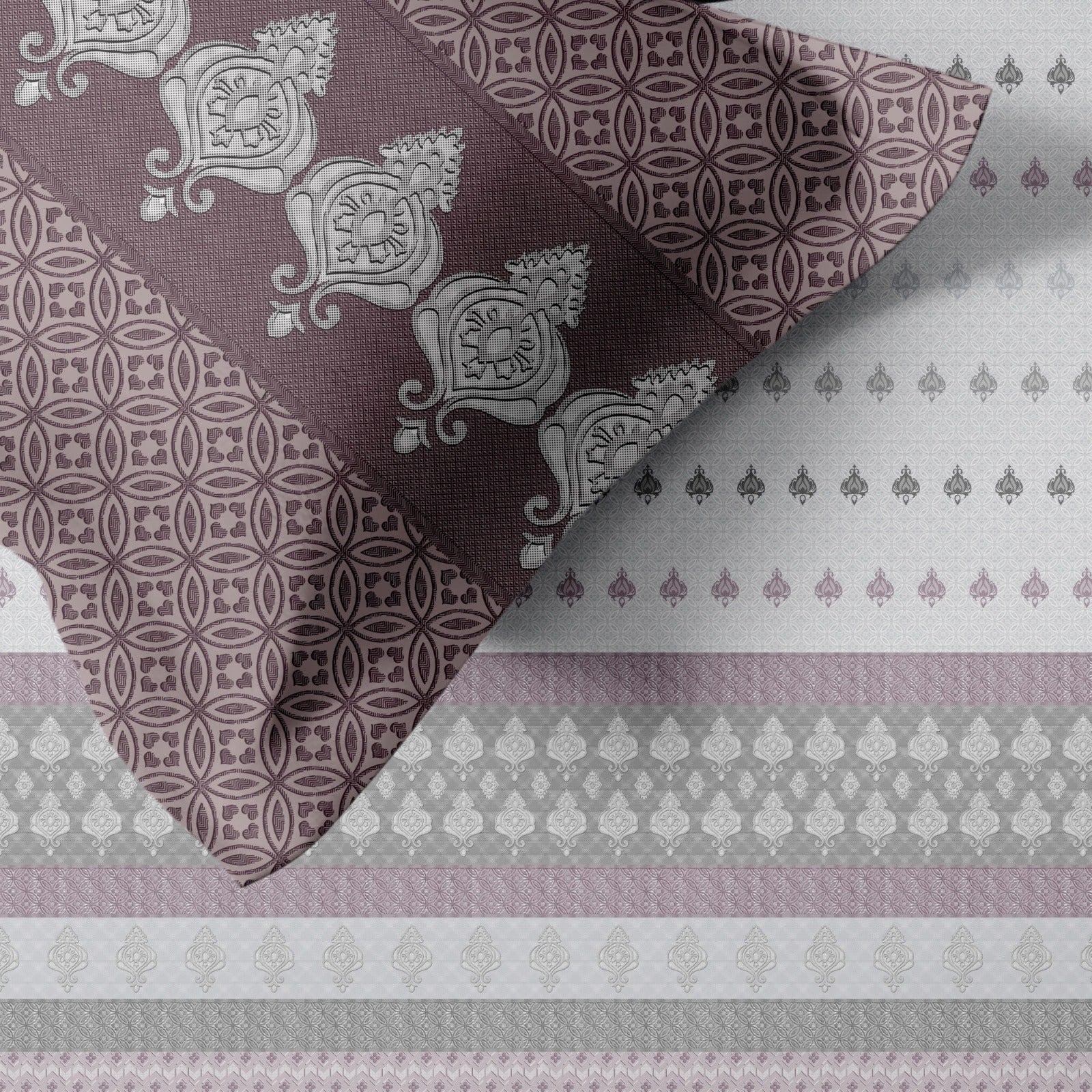 Artistry of india premium pure cotton king size bedsheet set (108*108) inches.