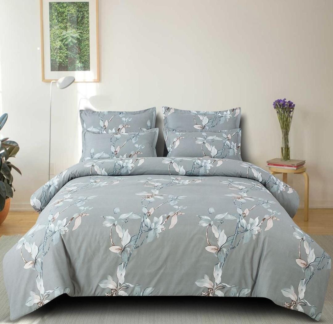 Festive Double Bed Printed 4 Pcs Bedding Set