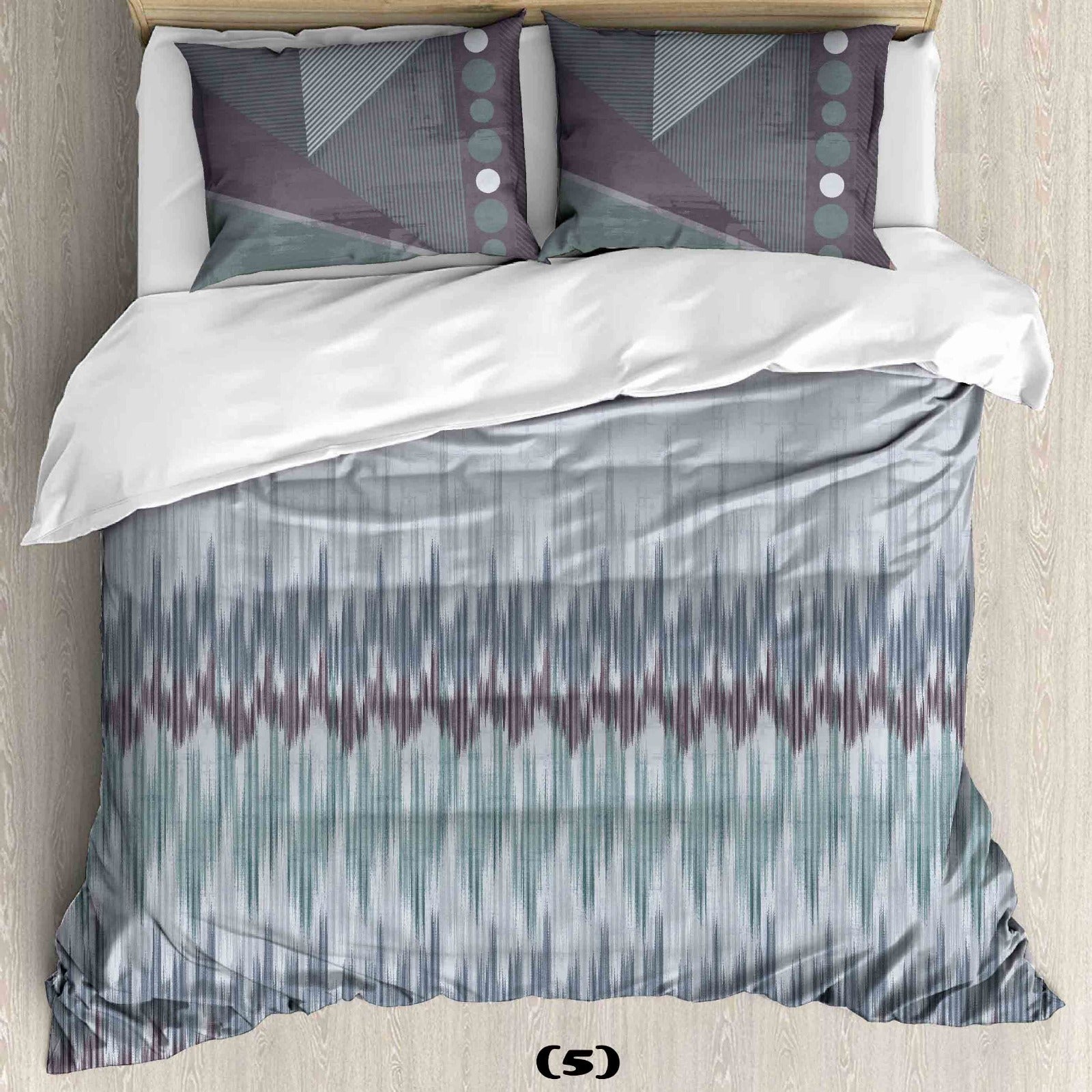 Digital Raga Printed King Size (400 Tc) Pure Cotton Bedsheet