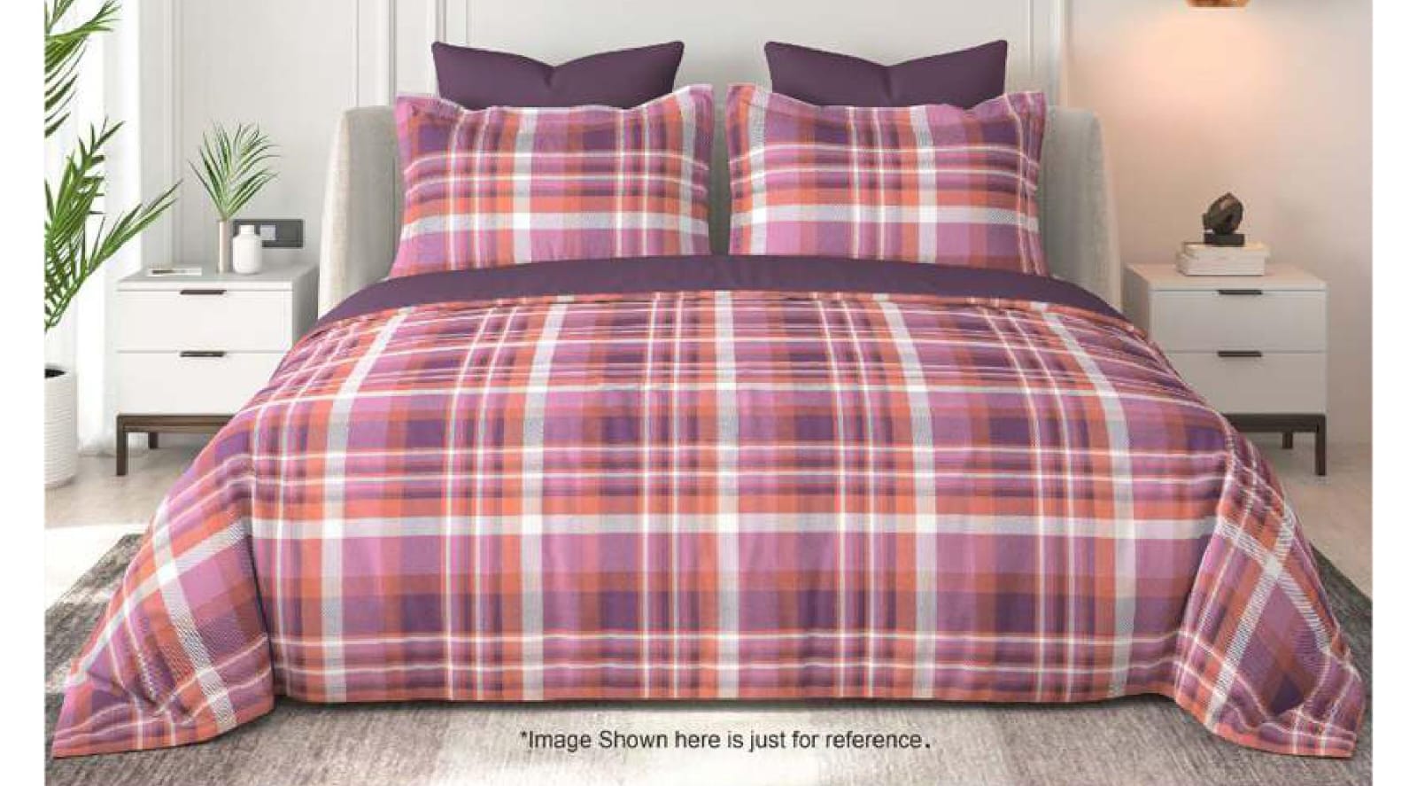 Floral Bliss King Size Pure Cotton Printed Bedsheet Set