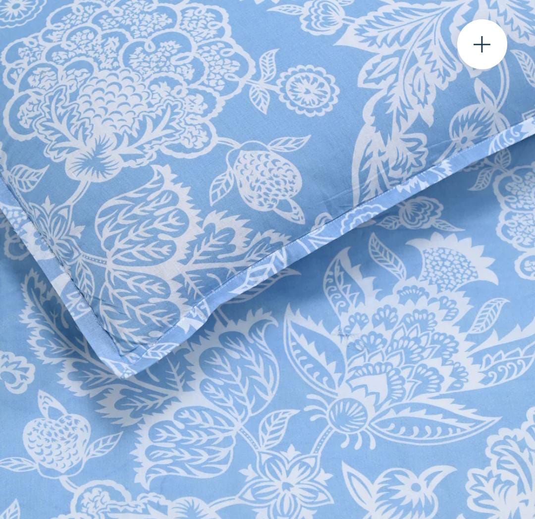 Majestic printed pure cotton king size bedsheet set