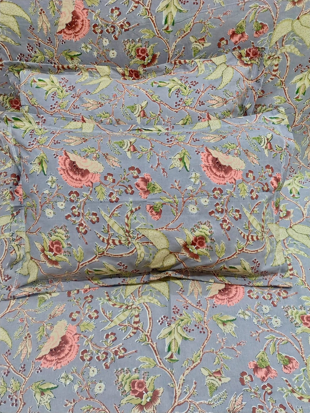 Sadabahar Anokhi Printed Pure Cotton  King Size Bedsheet Set