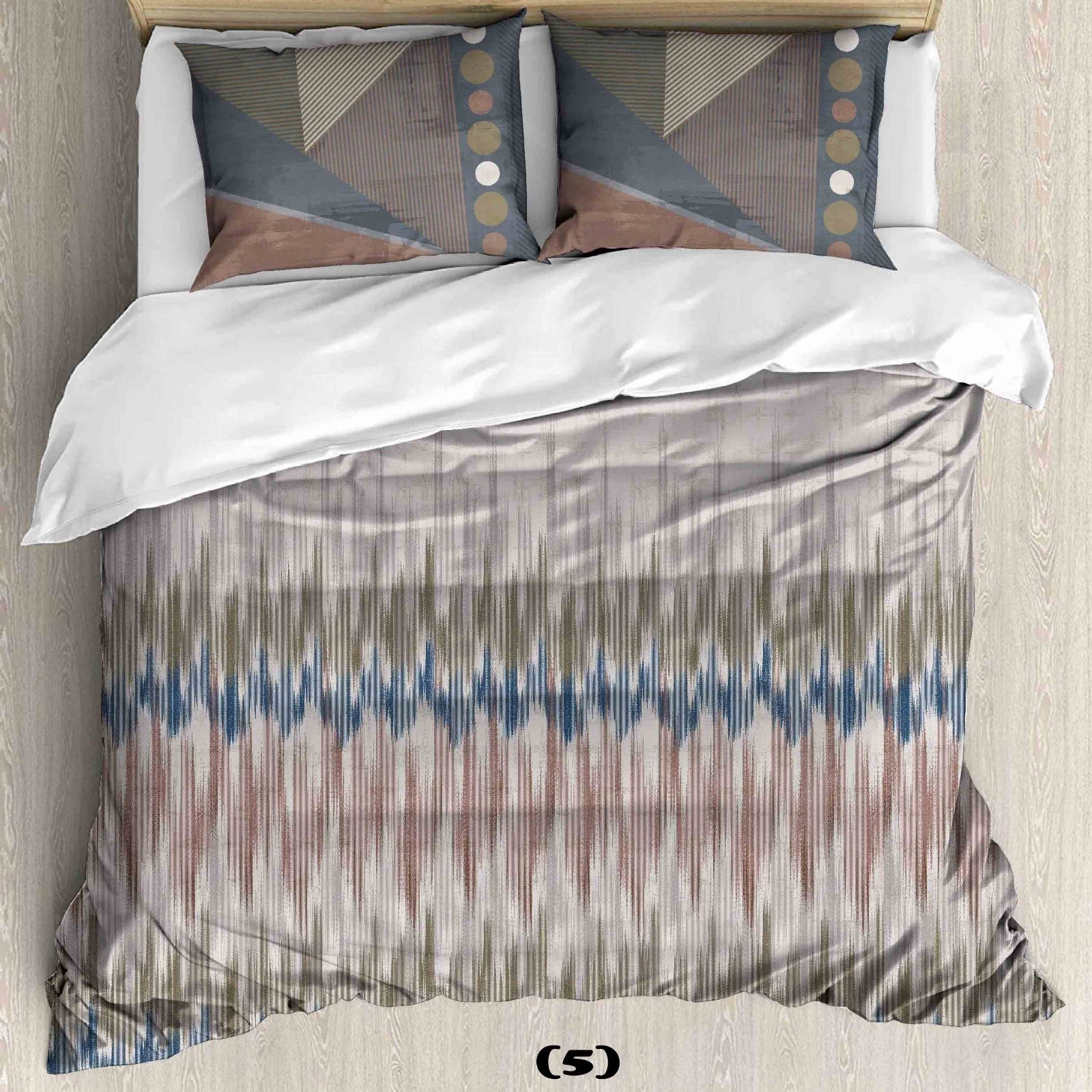 Digital Raga Printed King Size (400 Tc) Pure Cotton Bedsheet