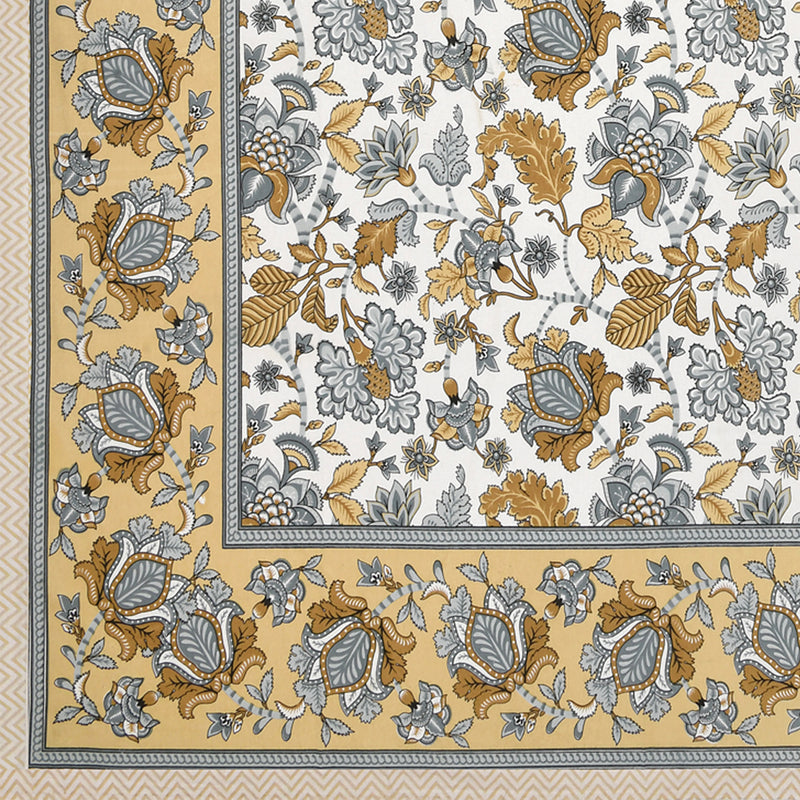 Fabby Decor Designer Kingsize Printed Pure Cotton Bedsheet
